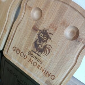 Custom Toast Shaped Egg serving board